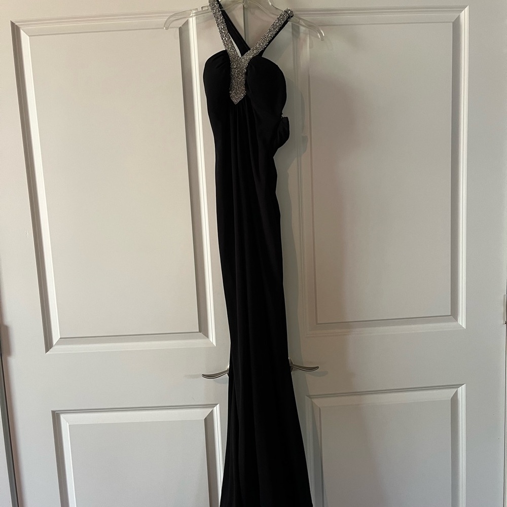 Elegant black formal dress